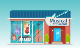 فروشگاه لوازم موسیقی حمید خان